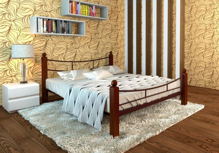 Кровать металлическая София Lux Plus