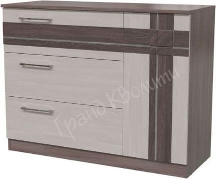 Комод с дверкой и 3 ящиками Презент