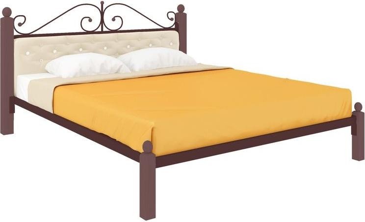 Кровать металлическая Диана Lux (мягкая)