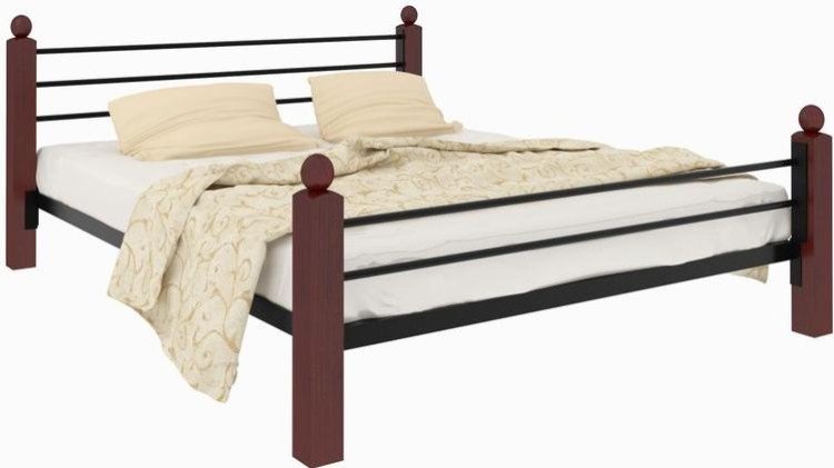 Кровать металлическая Милана Lux Plus
